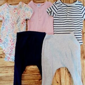 5pc baby girl bundle